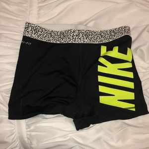 Nike pro spandex shorts